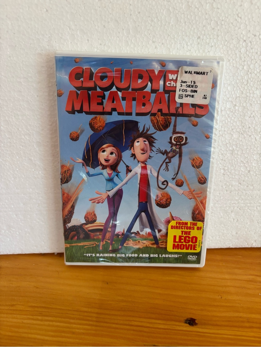 Cloudy With a Chance of Meatballs DVD New Sealed